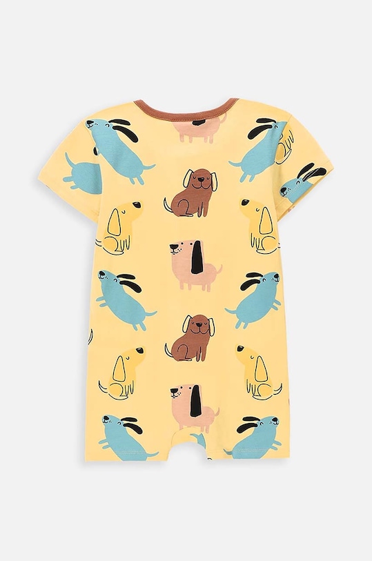 Detské dupačky Coccodrillo WC4104302HBN žltá SS24