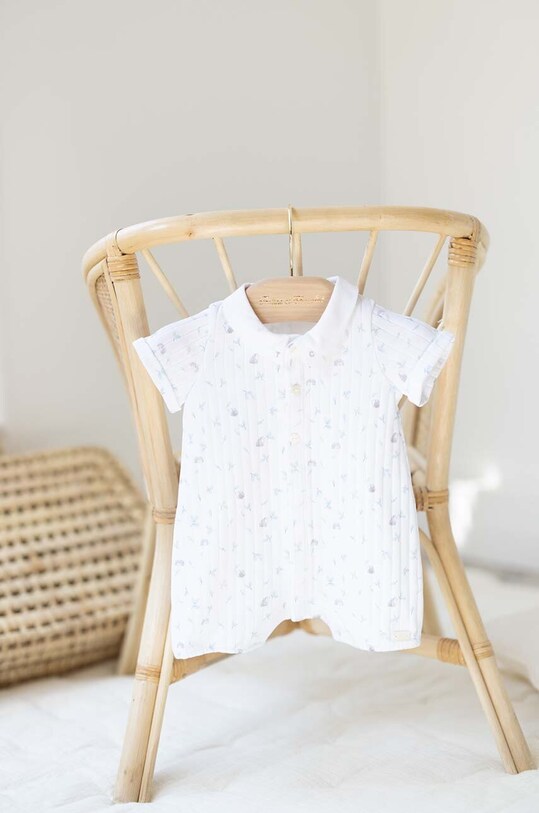 Tartine et Chocolat salopete bebelusi din bumbac bej TY33070.80