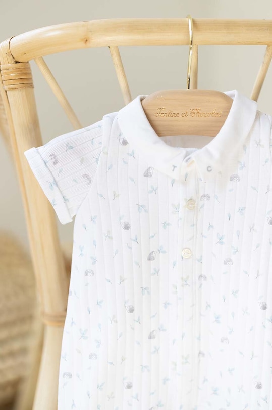 Tartine et Chocolat salopete bebelusi din bumbac TY33070.80 bej