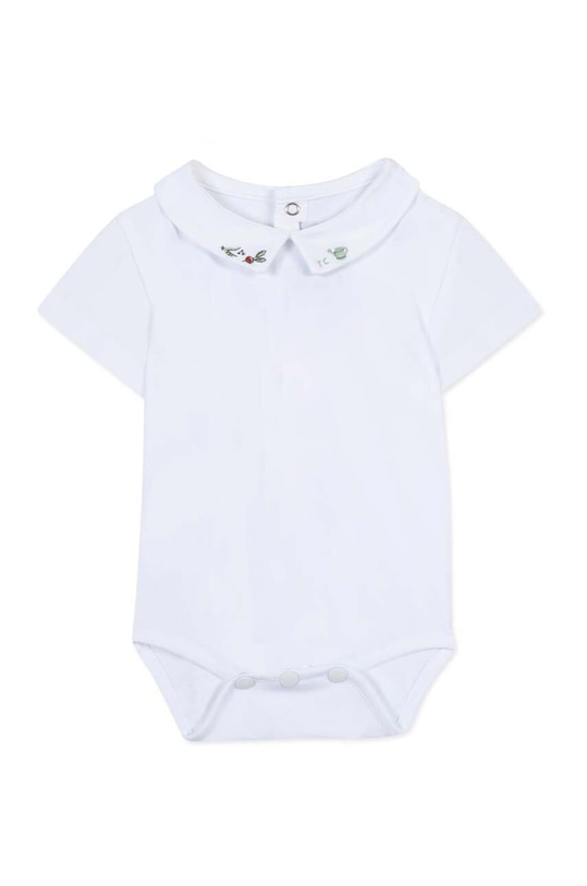 Детское боди из хлопка Tartine et Chocolat TY11091.53.74 зелёный SS24