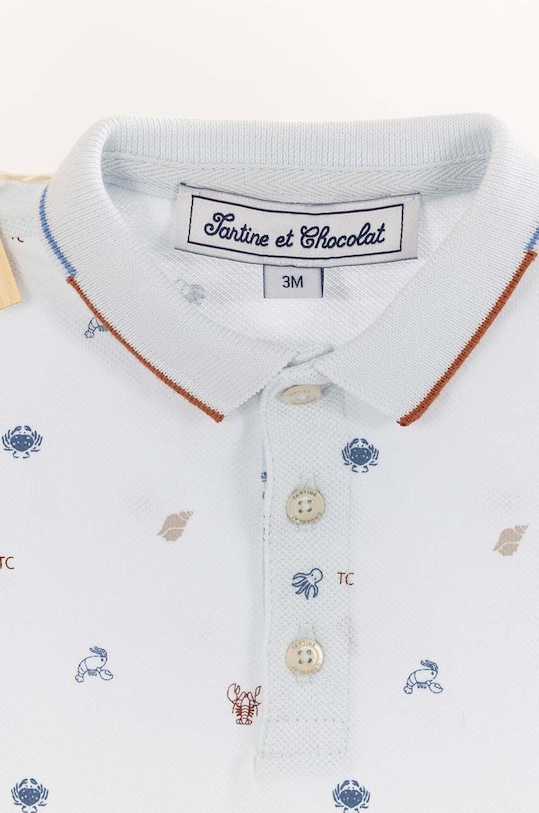Хлопковый ромпер для младенцев Tartine et Chocolat TY33071.60.74