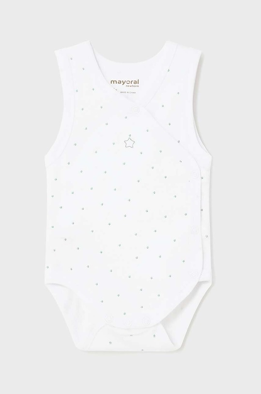 Mayoral Newborn body bawełniane niemowlęce Produkt niemowlęcy zielony 1719.1A.Newborn.PPYH