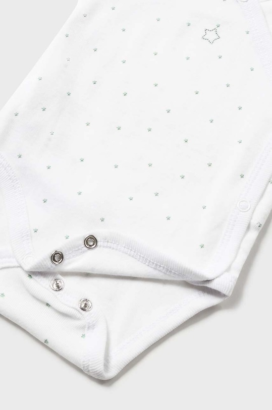 Chłopiec Mayoral Newborn body bawełniane niemowlęce 1719.1A.Newborn.PPYH zielony