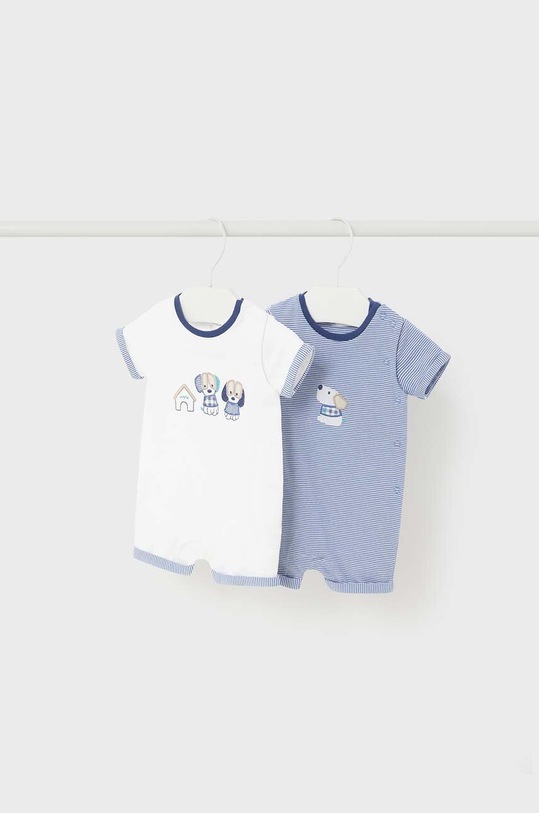 Mayoral Newborn rampers niemowlęcy 2-pack Produkt niemowlęcy biały 1722.1B.Newborn.PPYH
