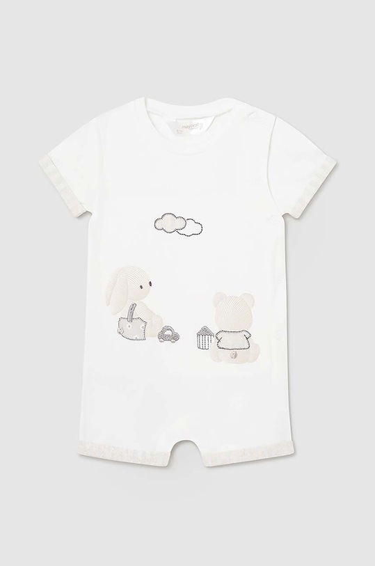 Mayoral Newborn rampers niemowlęcy 2-pack 1722.1B.Newborn.PPYH beżowy SS24