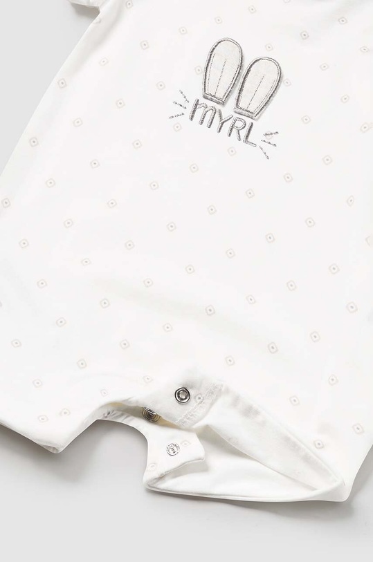 Mayoral Newborn rampers niemowlęcy 2-pack beżowy 1722.1B.Newborn.PPYH