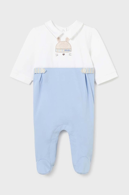 Mayoral Newborn pajacyk niemowlęcy 2-pack 1725.1C.Newborn.PPYH niebieski SS24