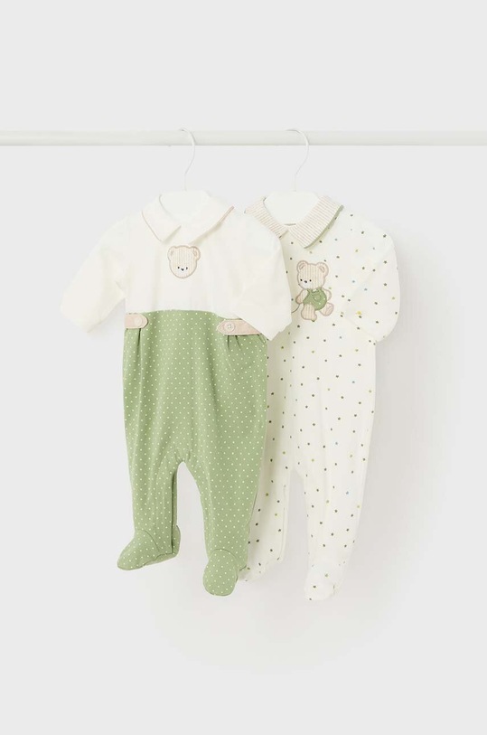 Mayoral Newborn costum bebe 2-pack Produs pentru bebe verde 1725.1C.Newborn.PPYH