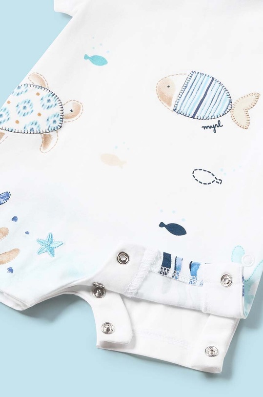 Mayoral Newborn rampers niemowlęcy 2-pack turkusowy 1728.1F.Newborn.PPYH