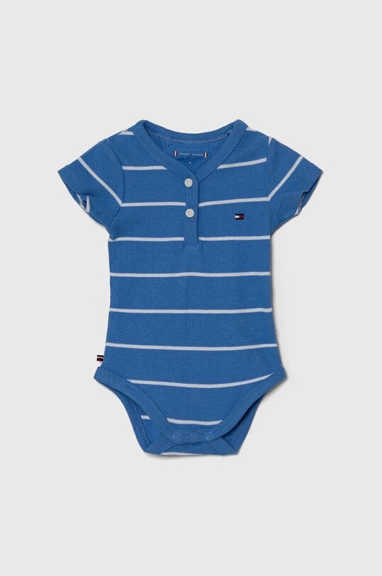 Tommy Hilfiger body niemowlęce niebieski KN0KN01816.PPYH