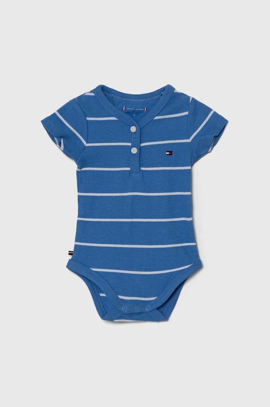 Bodi za bebe Tommy Hilfiger plava KN0KN01816.PPYH