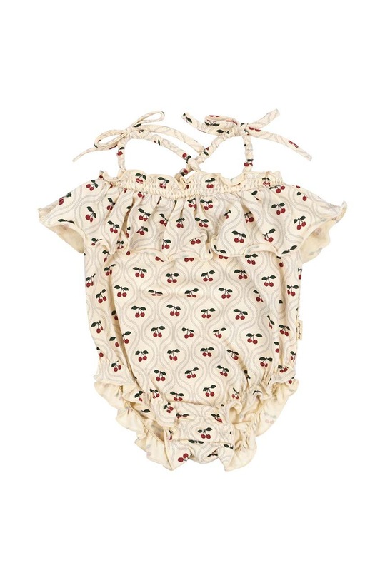 Konges Sløjd body din bumbac pentru bebelusi Produs pentru bebe bej KS100345