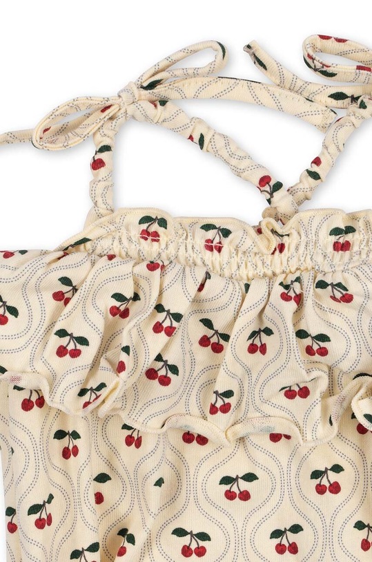 Fete Konges Sløjd body din bumbac pentru bebelusi KS100345 bej