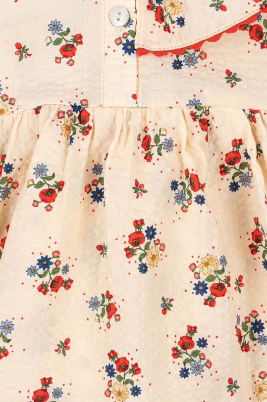 Konges Sløjd body din bumbac pentru bebelusi portocaliu KS100145