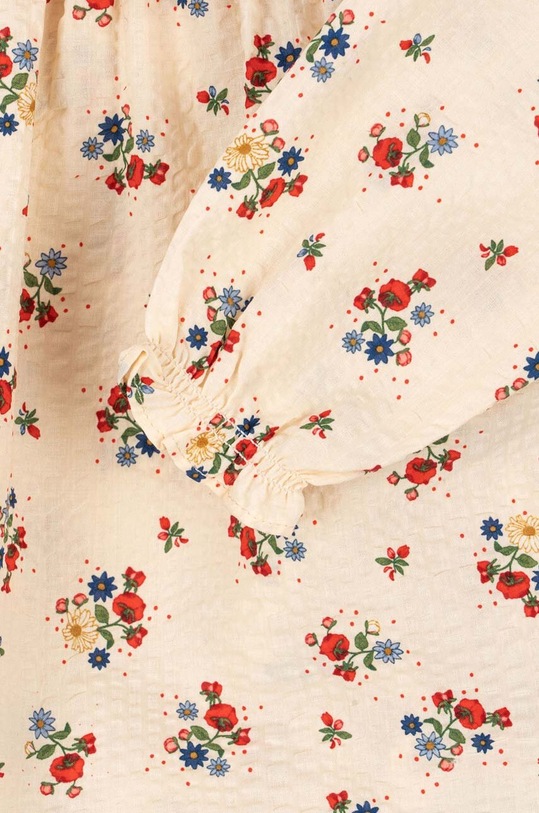 Konges Sløjd body din bumbac pentru bebelusi KS100145 portocaliu