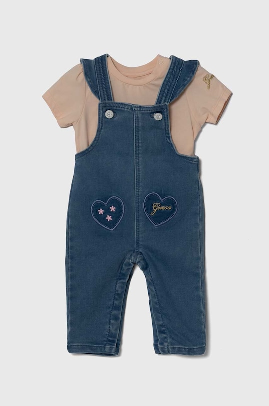 Sada pre bábätká Guess pletenina ružová A4RG13.K6YW0.PPYH