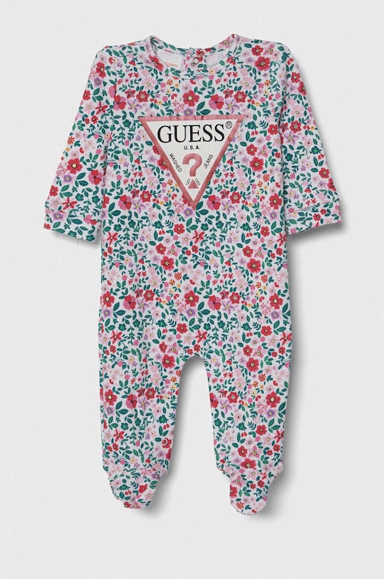 Guess śpioszki bawełniane niemowlęce Produkt niemowlęcy multicolor S4RG09.KA6W4.PPYH