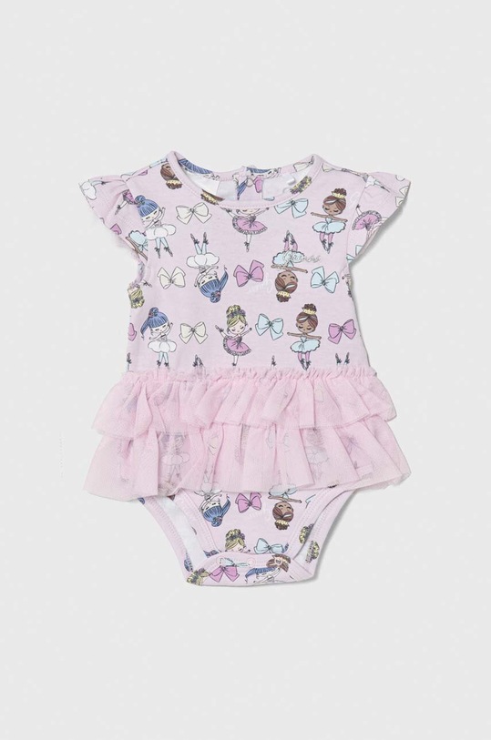 Guess body bawełniane niemowlęce Produkt niemowlęcy różowy S4RG11.KA6W4.PPYH
