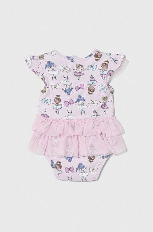 Guess body bawełniane niemowlęce S4RG11.KA6W4.PPYH różowy SS24