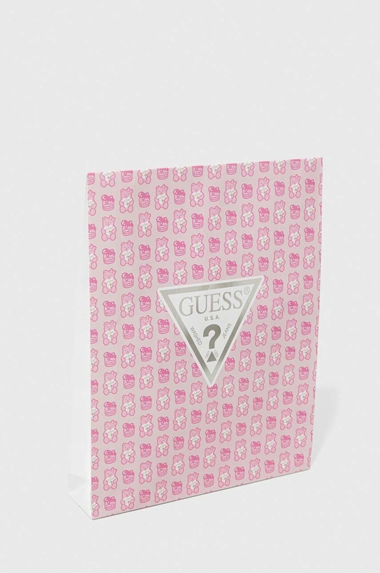 Guess body bawełniane niemowlęce różowy S4RG11.KA6W4.PPYH