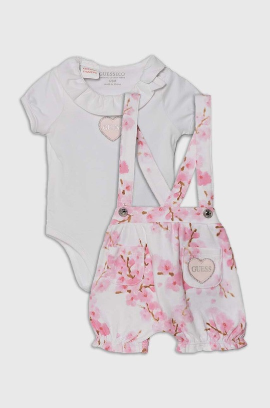 Σετ μωρού Guess εμπριμέ λευκό S4RG17.K6YW4.PPYH