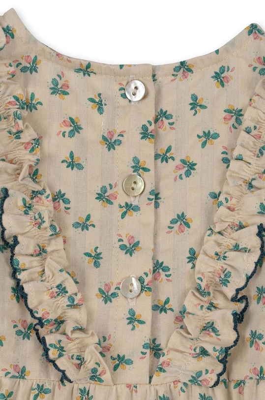 Fete Konges Sløjd body din bumbac pentru bebelusi KS100937 albastru