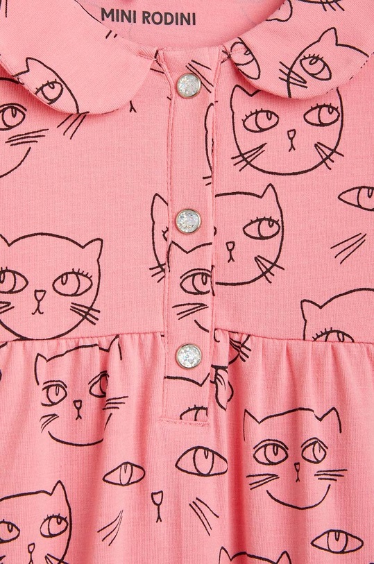 Dziewczynka Mini Rodini rampers niemowlęcy Cathlethes 2424010228 różowy