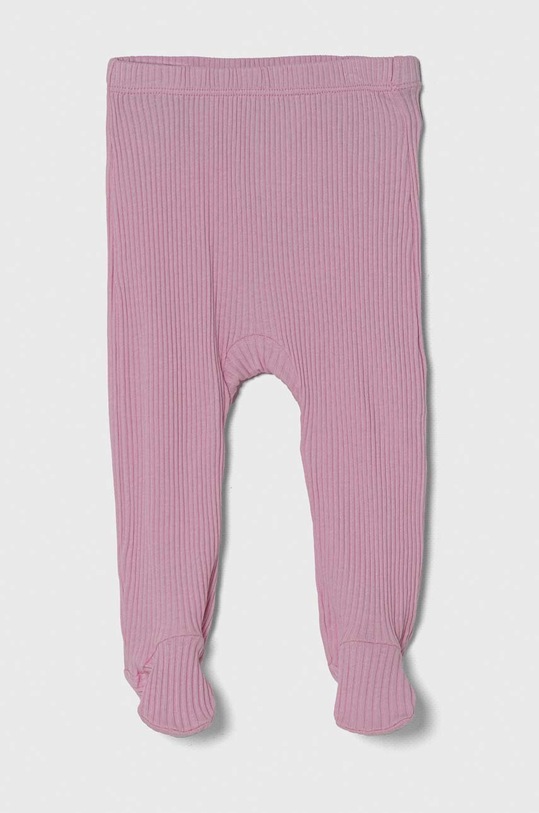 Βαμβακερή βρεφική φόρμα United Colors of Benetton 2-pack 3FMG0F007.W.Seasonal ροζ SS24