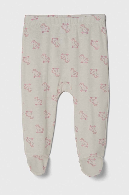 Κοριτσίστικα Βαμβακερή βρεφική φόρμα United Colors of Benetton 2-pack 3FMG0F007.W.Seasonal ροζ