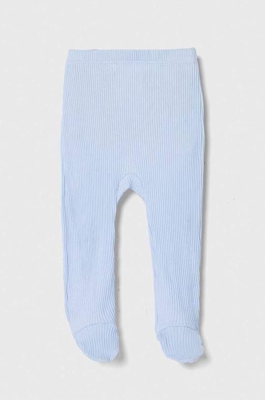 Fete United Colors of Benetton salopete din bumbac pentru bebeluși 2-pack 3FMG0F007.W.Seasonal albastru