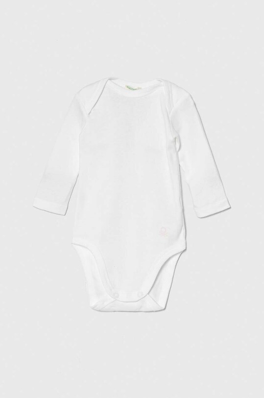 Fete United Colors of Benetton body din bumbac pentru bebelusi 3GI70B089.W.Repropose roz