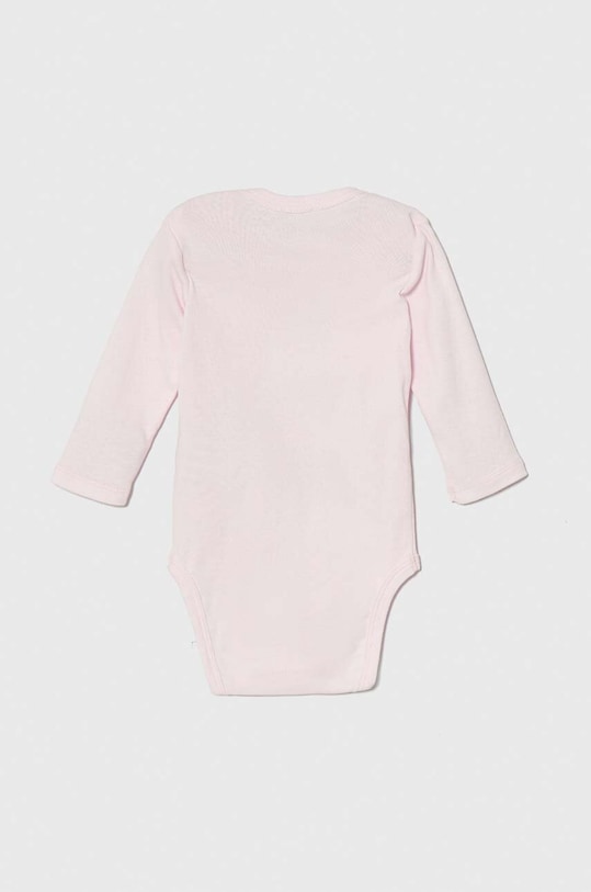 United Colors of Benetton body din bumbac pentru bebelusi 3GI70B089.W.Repropose roz