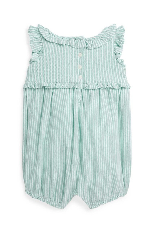 Polo Ralph Lauren rampers bawełniany niemowlęcy 310932764003 zielony SS24