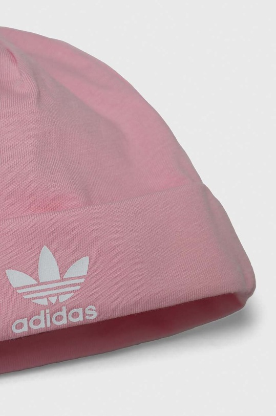 Dětské bavlněné dupačky adidas Originals růžová IS7256