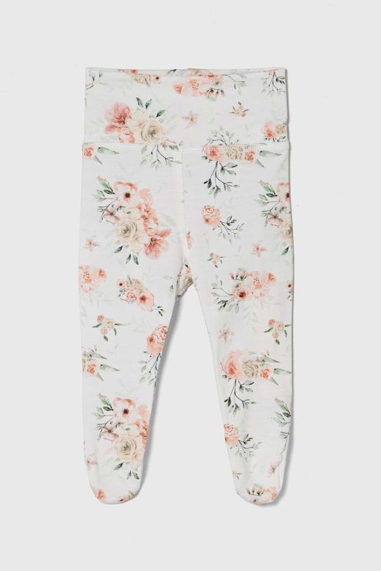 Jamiks pantaloni bebe Produs pentru bebe alb ALMA.bam.Polsp.JLG106.G