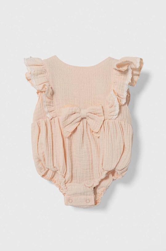 Jamiks body bawełniane niemowlęce Produkt niemowlęcy pomarańczowy BISZA.org.Rame.JLG011.G