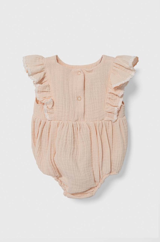 Dziewczynka Jamiks body bawełniane niemowlęce BISZA.org.Rame.JLG011.G pomarańczowy