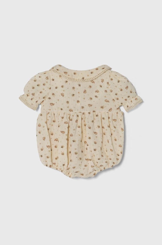 Jamiks salopete bebelusi din bumbac SALAMANKA.o.Ra.JLG001.G bej SS24