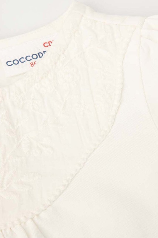 Dziewczynka Coccodrillo body niemowlęce WC4112103GEN beżowy