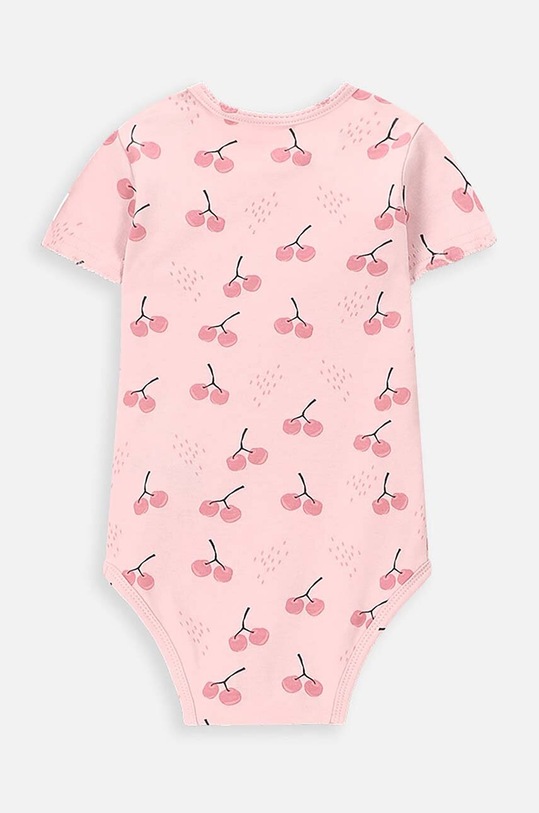 Coccodrillo body bawełniane niemowlęce WC4412204UFG różowy SS24