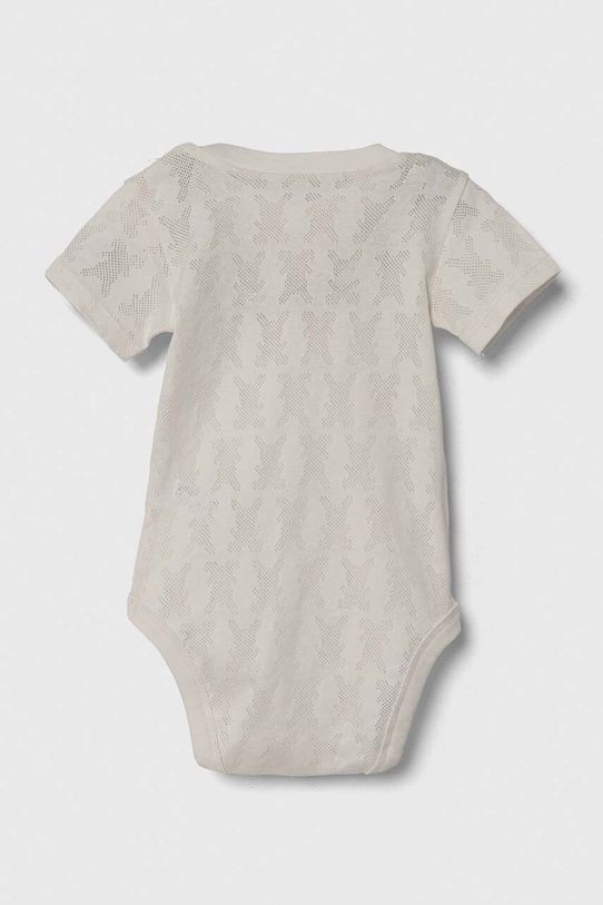 Pamučni bodi za bebe United Colors of Benetton 2-pack 34KE0B00O.W.Seasonal roza