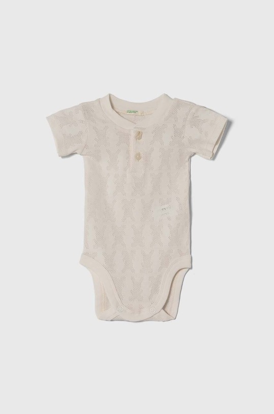 Dziewczynka United Colors of Benetton body bawełniane niemowlęce 2-pack 34KE0B00O.W.Seasonal niebieski