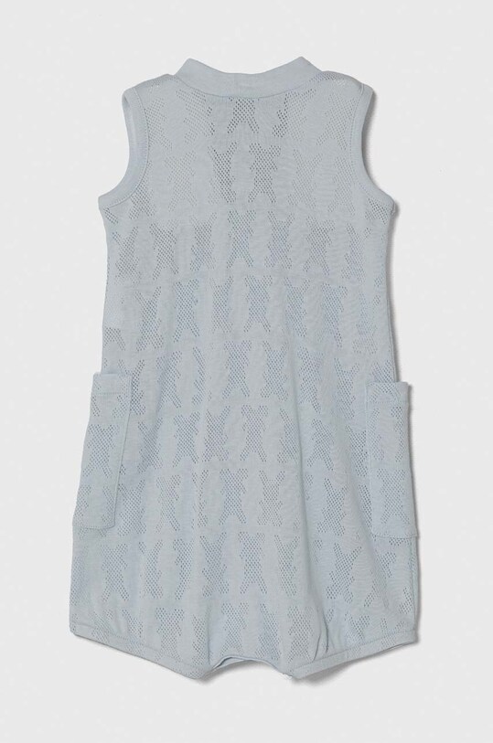United Colors of Benetton rampers bawełniany niemowlęcy 34KE0T01P.W.Seasonal niebieski SS24