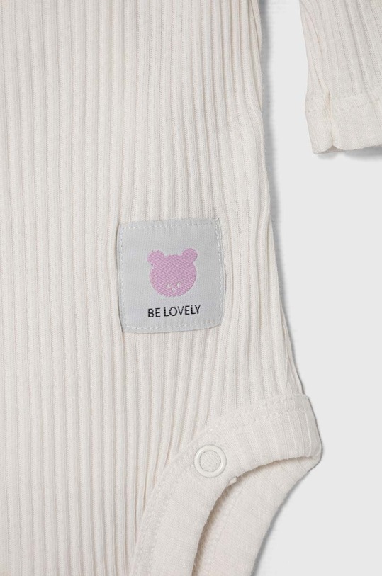 United Colors of Benetton body bawełniane niemowlęce 2-pack różowy 3FMG0B00K.W.Seasonal