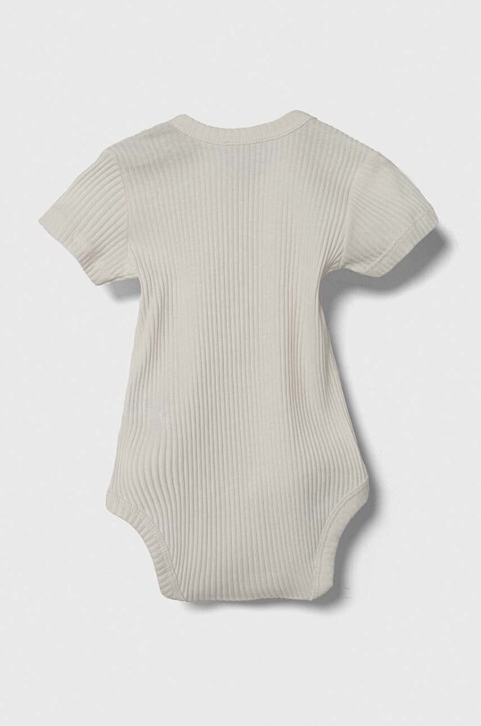 Дитяче бавовняне боді United Colors of Benetton 2-pack 3FMG0B00L.W.Seasonal бежевий SS24