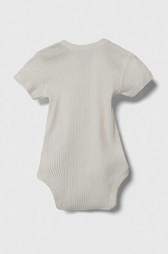 United Colors of Benetton body bawełniane niemowlęce 2-pack 3FMG0B00L.W.Seasonal beżowy SS24