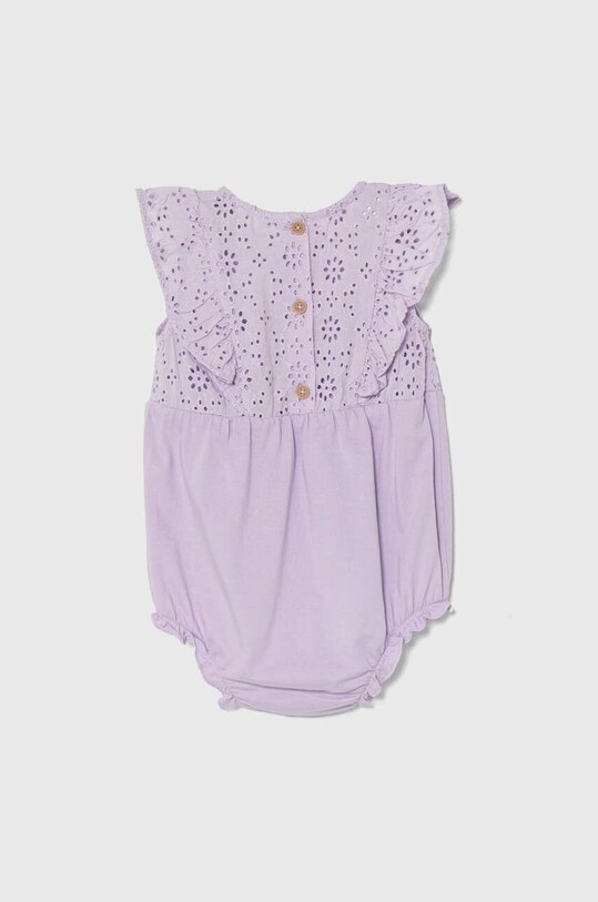 Βρεφικά φορμάκια United Colors of Benetton 3FYKAB00K.W.Seasonal μωβ SS24