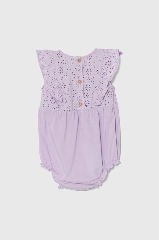 Βρεφικά φορμάκια United Colors of Benetton 3FYKAB00K.W.Seasonal μωβ SS24
