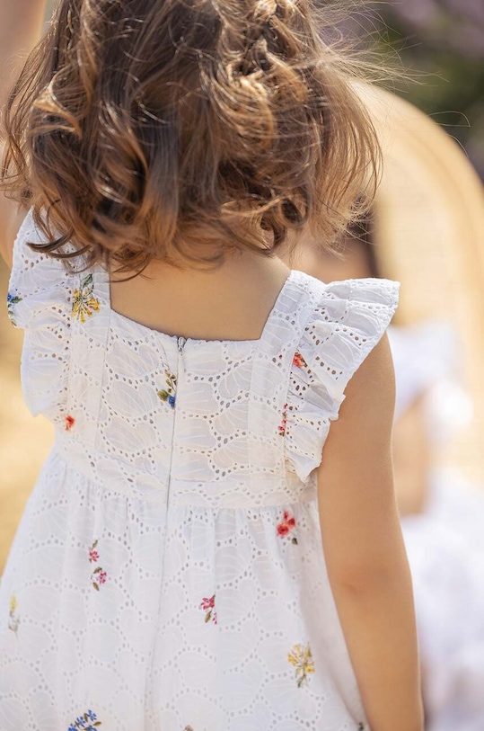 Tartine et Chocolat rampers bawełniany niemowlęcy TY33011.60.74 biały