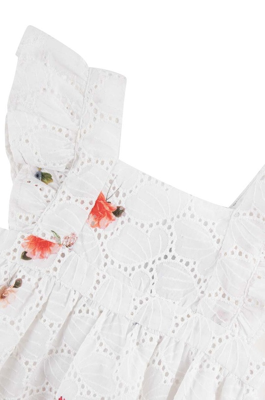 Tartine et Chocolat rampers bawełniany niemowlęcy biały TY33011.60.74